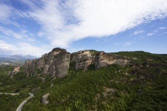 Meteora Rocks and Monasteries, Kalambaka, Thessaly, Greece, Europe