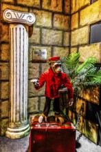 Banksy - The Walled Off Hotel, ironically artistically designed rooms right next to the