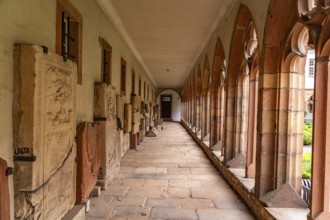 Cloister of the former Augustinian monastery in Landau in der Pfalz, Rhineland-Palatinate, Germany,