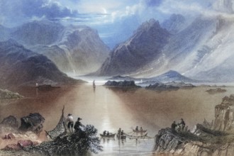 Head of the Killeries, Connemara, County Galway, Ireland, from the Landscape and Antiquities of