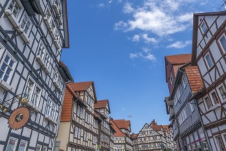 Bad Sooden, Allendorf, Allendorf district, historic old town with numerous half-timbered houses
