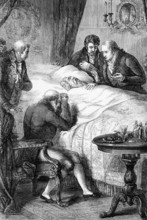 The death of King George III at Windsor Castle on 29 January 1820, he was later buried on 16