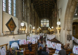 Knife Crime Awareness Week ‘Empty Shirts, Lost Childhoods' exhibition, Lord Mayor's Chapel, Bristol