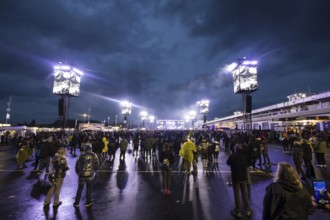 Main stage with monitors at the Rock am Ring Festival on Friday, Nürburgring race track race track,