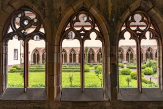 Cloister garden and cloister of the former Augustinian monastery in Landau in der Pfalz,
