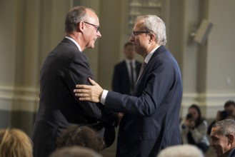 Friedrich Merz (Chancellor of the Federal Republic of Germany) and Andreas Voßkuhle (President of