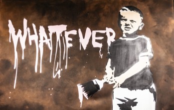 Banksy - Whatever Boy, Exhibition The World of Banksy