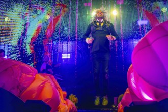 Wayne Coyne, singer of The Flaming Lips live at the Tempodrom Berlin on 05.06.2025