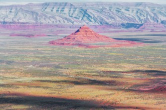 Valley of the Gods, elevated view, Utah, USA, North America