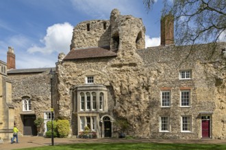 West front of the abbey church, St Edmund's Abbey, Bury St Edmunds, West Suffolk, England, Great