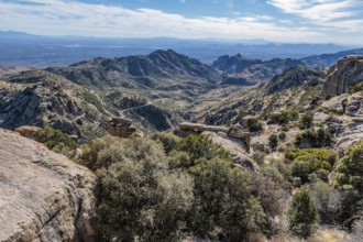 Windy Point Vista offers a view of Tucson from the Catalina Mountains along the Mt Lemmon Highway