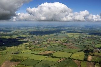 Sandesneben, Duchy of Lauenburg, Schleswig-Holstein, aerial view, landscape, kink, kink landscape,