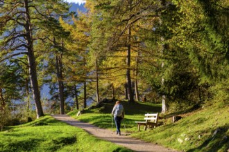 Philosophenweg, Garmisch-Partenkirchen, Werdenfelser Land, Upper Bavaria, Bavaria, Germany, Europe