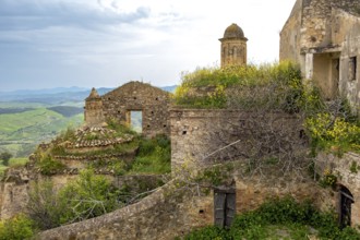 Ghost town of Craco, Basilicata, Italy, Europe