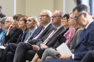 Ugur Sahin (founder of Biontech SE), Andreas Voßkuhle (President of the Senate of the German