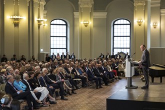 Friedrich Merz (Chancellor of the Federal Republic of Germany) speaks at the presentation of the
