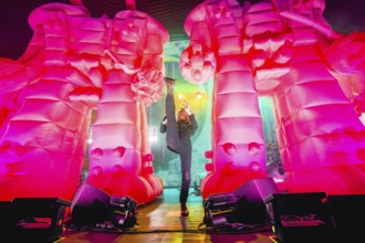 Wayne Coyne, singer of The Flaming Lips live at the Tempodrom Berlin on 05.06.2025