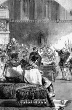 The trial of Thomas Howard, 4th Duke of Norfolk (1536-1572), an English nobleman who was imprisoned