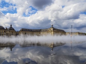 Miroir d'Eau at Place de la Bourse in Bordeaux