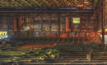 Theatre, House of Culture Energetyk, Lost Place, Prypyat, Chernobyl exclusion zone, Ukraine,
