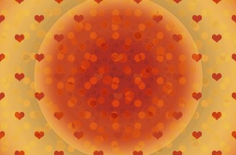 Creative abstract heart pattern background texture