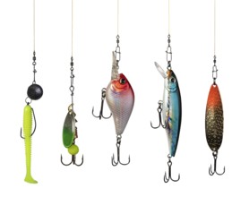 Fishing lure isolated on white