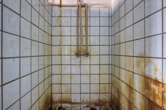 Old dirty shower