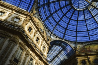 Galleria Vittorio Emanuele II in central of Milan, Italy, Europe