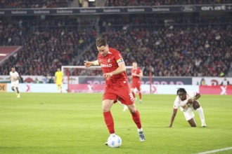 Good match on the wing: Christian Günter (SC Freiburg) in the 1st FBL match: 24-25: 25th Sptg. SC