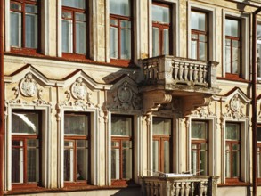 Facade of old building