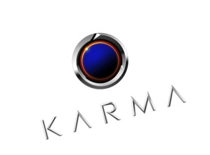 Nach links gedreht, Logo Karma Automotive, Logo