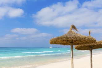 Majorca Es Trenc ses Arenes beach in Campos Balearic islands of Mallorca Spain