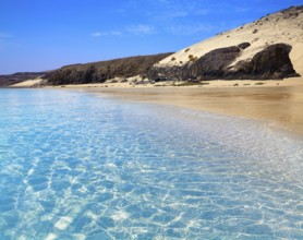 Jandia beach Mal Nombre Fuerteventura at Canary Islands of Spain