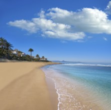 Denia las Marinas les Bovetes beach in Alicante of Spain