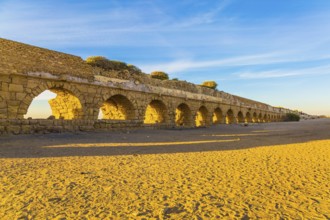 High aqueduct, built under the reign of Herod the Great. Concept of active, ecological and