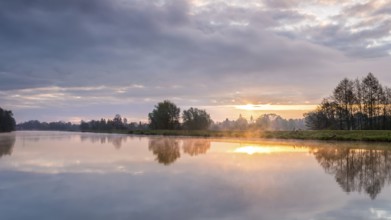 Morgen am Hunte river