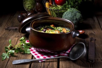 Light vegetable soup