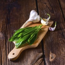 Fresh and tasty wild garlic