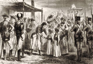 Reception of the hostages of Tipu Sahib, Surrender of Two Sons of Tippoo Sultan, 1792, Third
