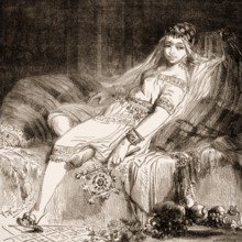 Pasque de Riveri or Madame la Patriarchesse, the concubine of Heraclius or Eraclius, Latin