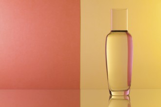 Glasse of water on the glass table