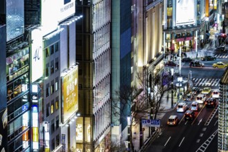 Sukiyabashi intersection of image. Shooting Location: Tokyo metropolitan area