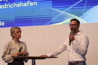 Mirja Raff (Deputy Press Spokeswoman) and Felix Klarmann, Project Manager of the Interboot 2024