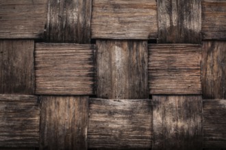 Wicker vintage pattern backgrounds concept top view