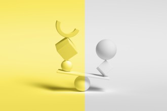 2021 color illuminating yellow background. High quality illustration