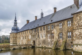 Castle Lembeck is one of the prettiest water castles in North Rhine-Westphalia, Germany, Europe