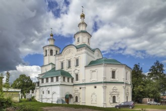 Cathedral in Spaso-Preobrazhensky Avraamiev Monastery, Smolensk, Russia, Europe
