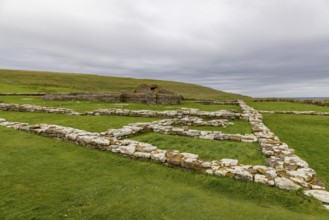 Broch of Birsay, Norse settlement, tidal island of Birsay, Orkney, Scotland, Great Britain