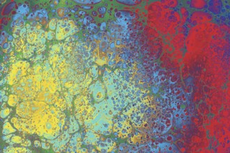 Abstract creative marble pattern texture. Traditional art of Ebru marbling
