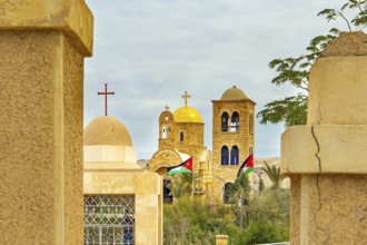 Qasr el Yahud. Place of the Baptism of Jesus Christ on the Jordan River in Israel - Bethabara.